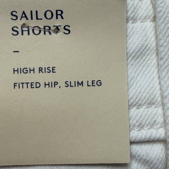 Universal Thread Women's High-Rise Sailor Denim Shorts Quiet Luxury Beach Shorts - Picture 5 of 15